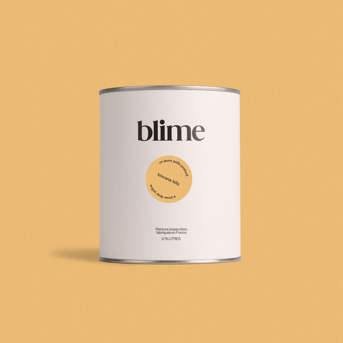 Pot de peinture 0,75L Toscana hills - teinte jaune paille
