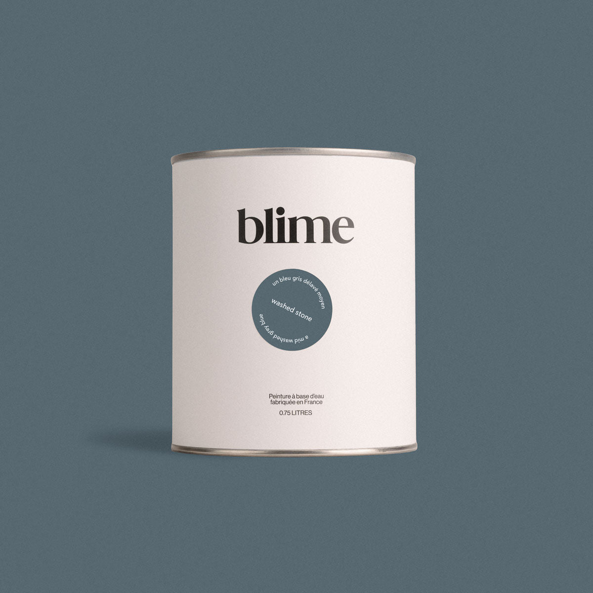 Pot de peinture 0,75L Washed stones - teinte bleu gris