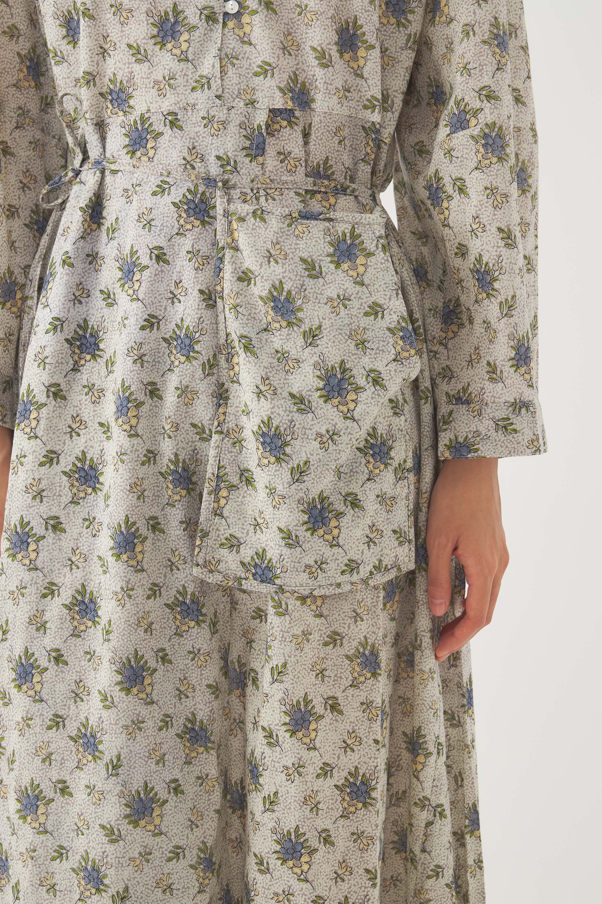Robe Longue Pada - Gris