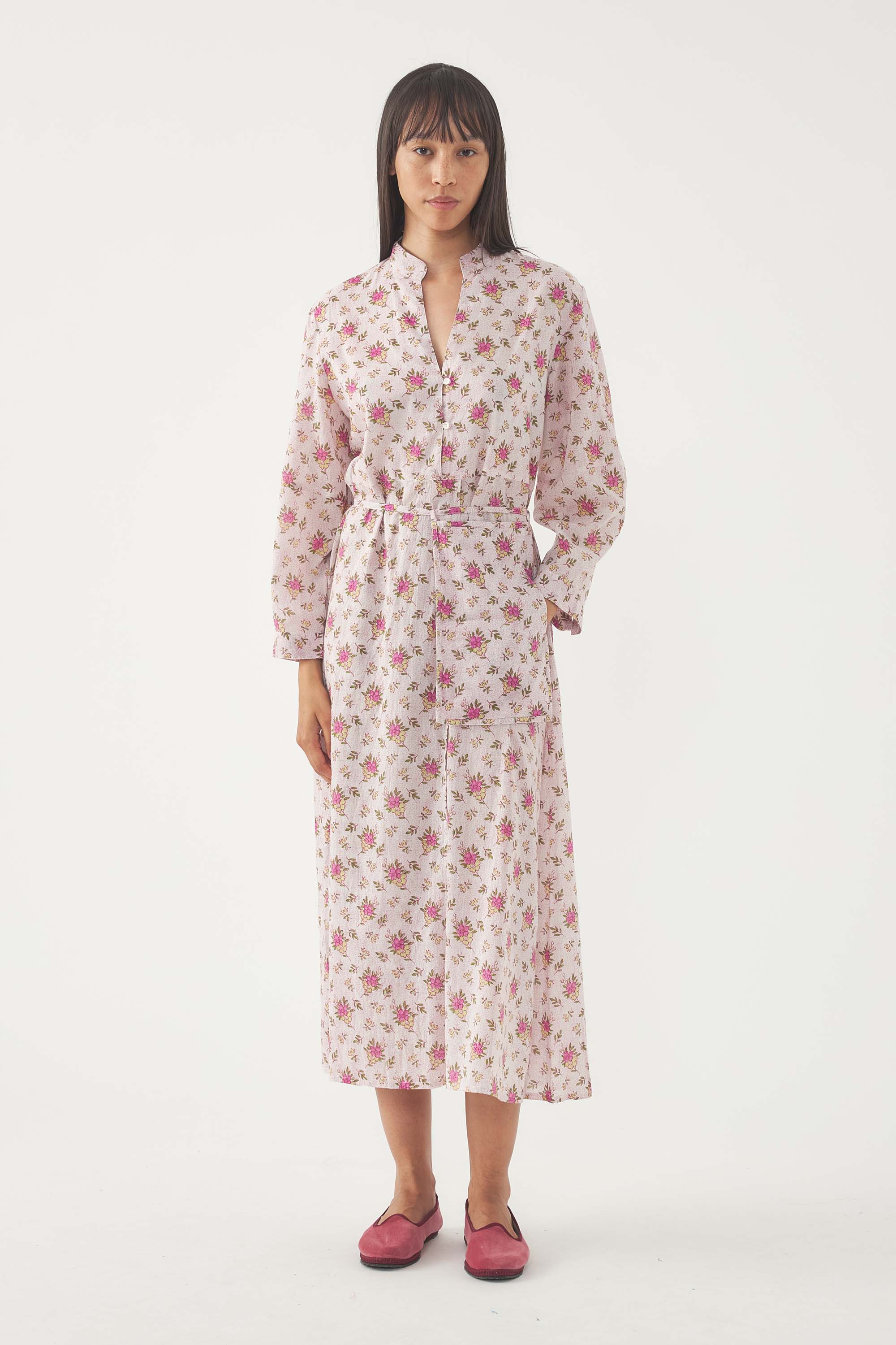 Robe Longue Pada - Rose
