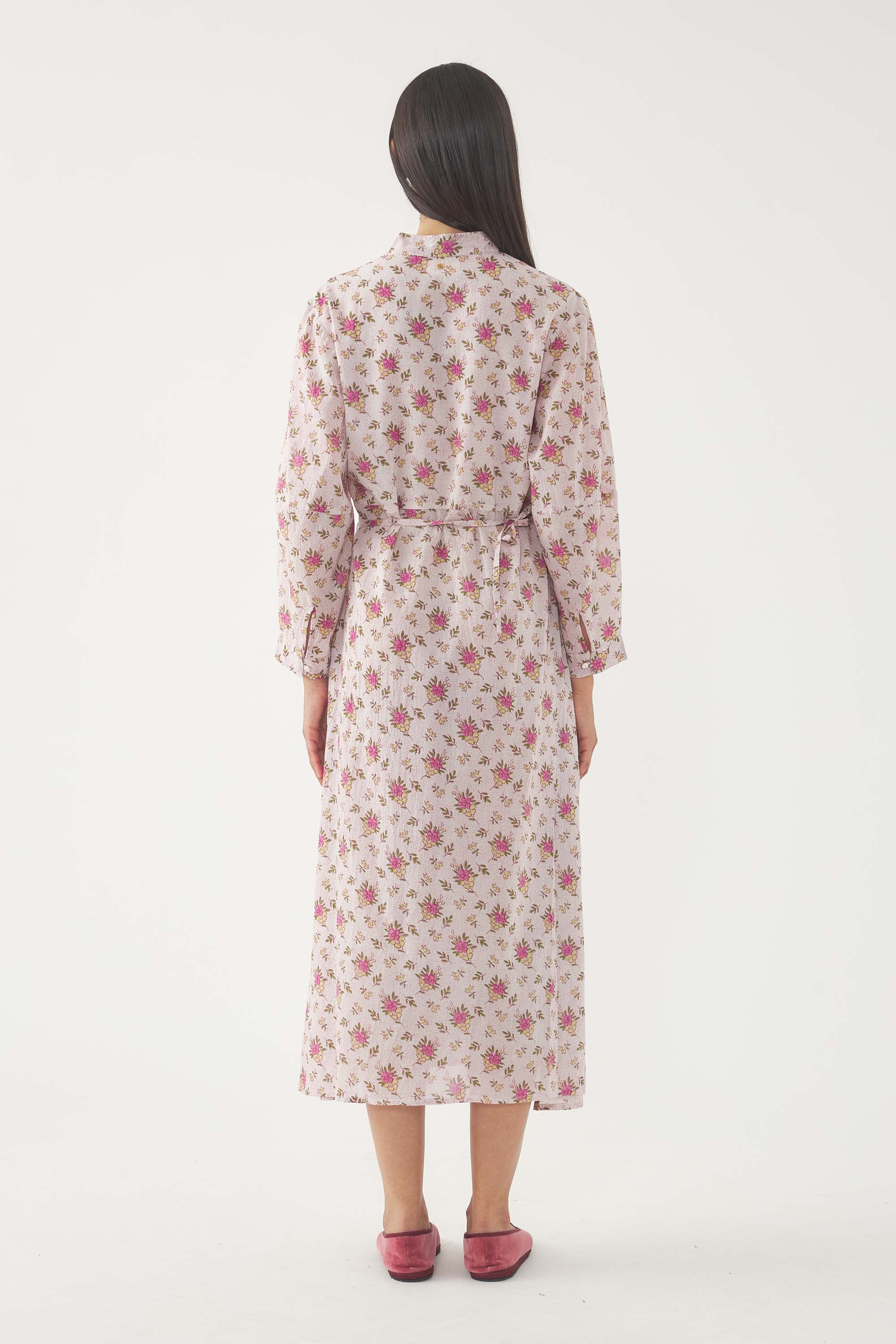 Robe Longue Pada - Rose