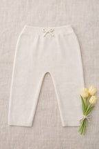 Pantalon Léandre Tricot Écru - Bébé