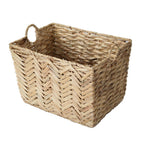 Panier Haut En Jacinthe D'Eau Grand Modèle - L52xH37cm - Beige