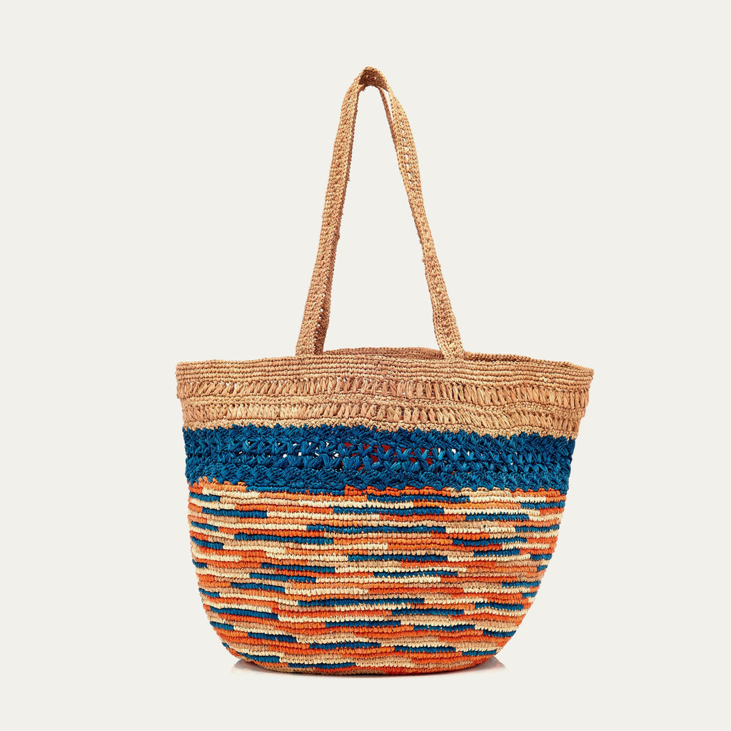 Panier Stella L Raphia  Multico