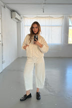 Pantalon Ballon En Velours Côtelé Brut