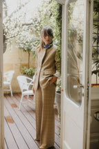 Pantalon Arielle - Chevrons - Plume Paris - The Bradery