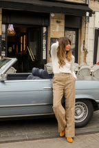 Pantalon Arielle - Chevrons - Plume Paris - The Bradery