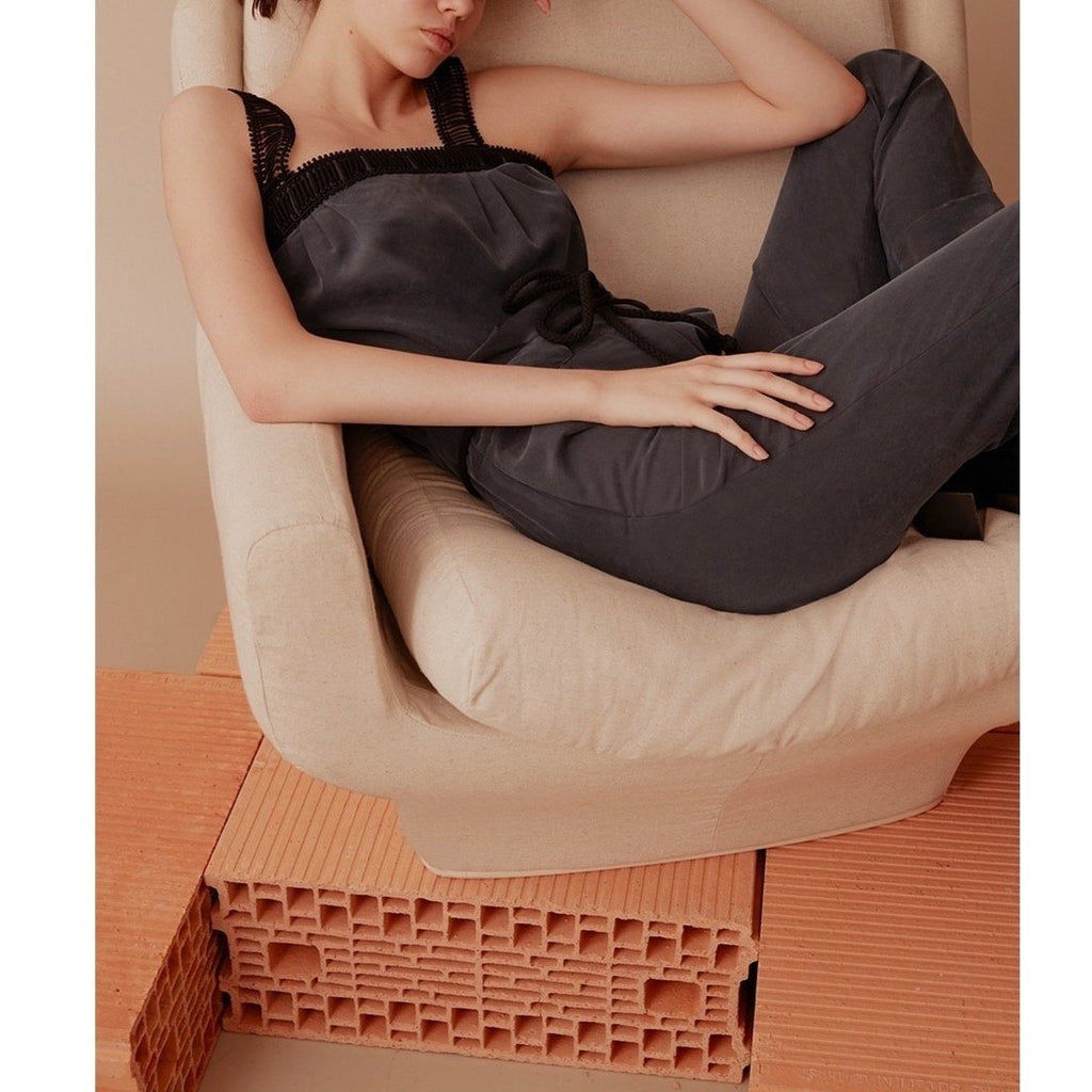 Pantalon Bruce Soft Smoke - Bas - Valentine Gauthier - The Bradery