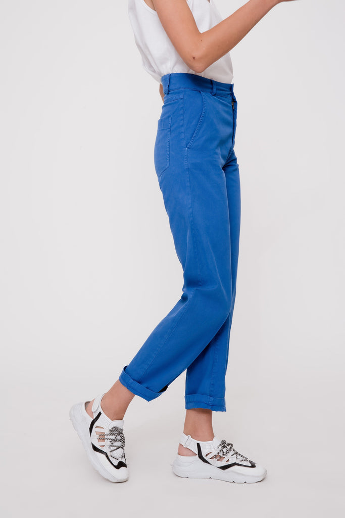 Pantalon Chino Leo - Bleu BAS Margaux Lonnberg