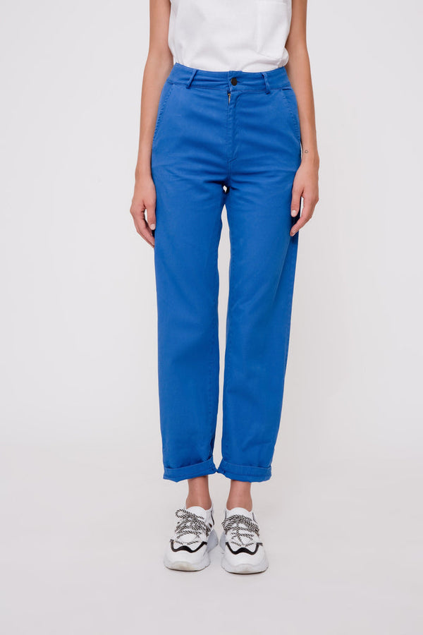 Pantalon Chino Leo - Bleu BAS Margaux Lonnberg