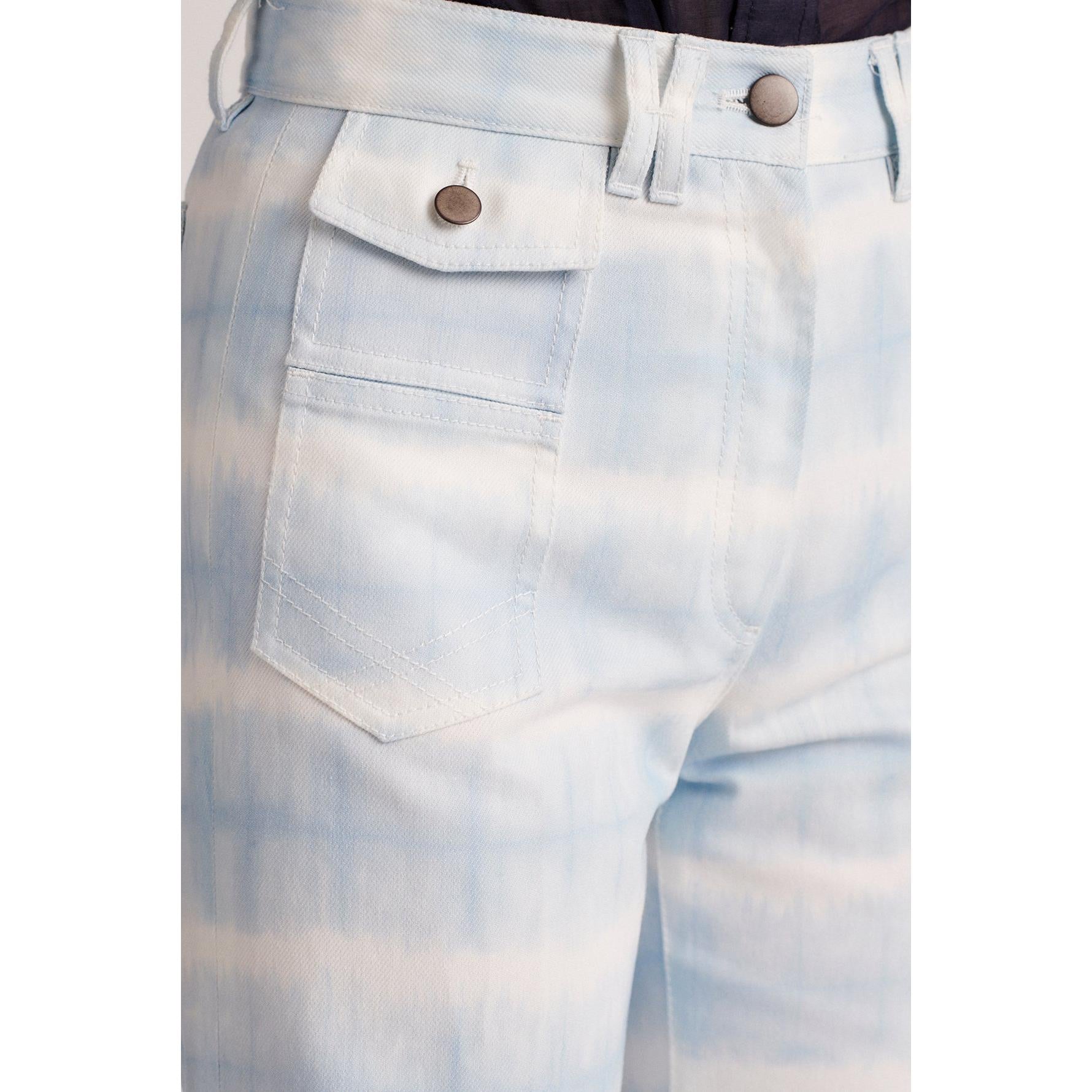 Pantalon - Combi - Short ANNA - Bleu ciel Pantalons Gerard Darel