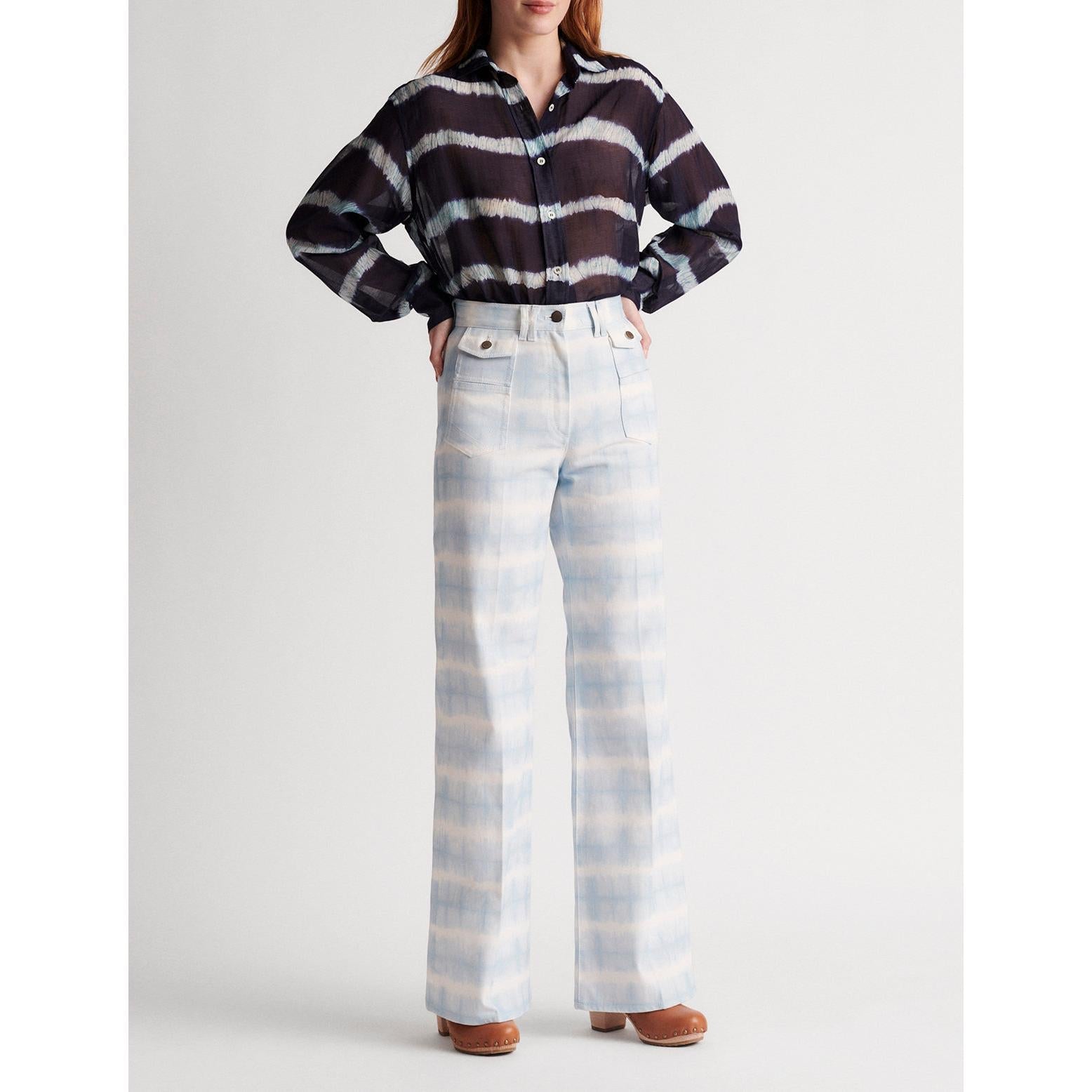 Pantalon - Combi - Short ANNA - Bleu ciel Pantalons Gerard Darel