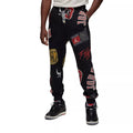 Pantalon De Survêtement Jordan Essentiel - Noir Et Rouge - Pant Homme Textile