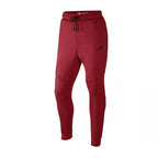 Pantalon De Survêtement Nike Sportswear Tech Fleece - Rouge, Noir.