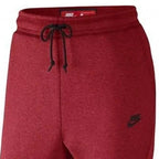 Pantalon De Survêtement Nike Sportswear Tech Fleece - Rouge, Noir.