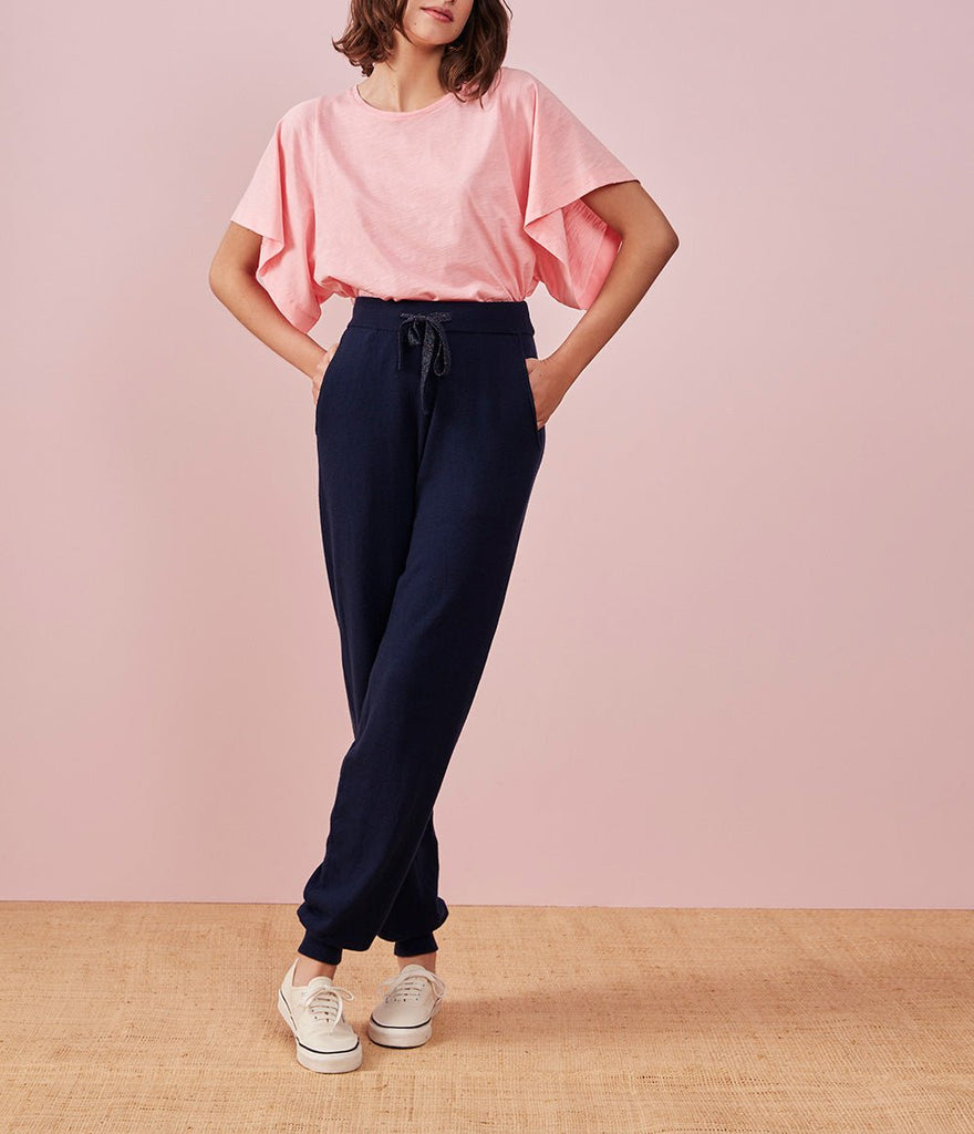 Pantalon Decaprio - Marine - Des Petits Hauts - The Bradery