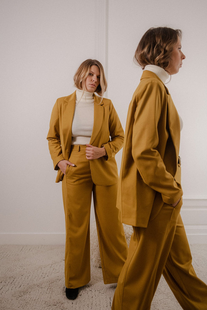Pantalon Denis - Moutarde - Plume Paris - The Bradery