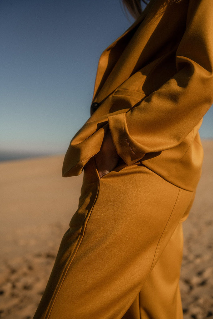 Pantalon Denis - Moutarde - Plume Paris - The Bradery