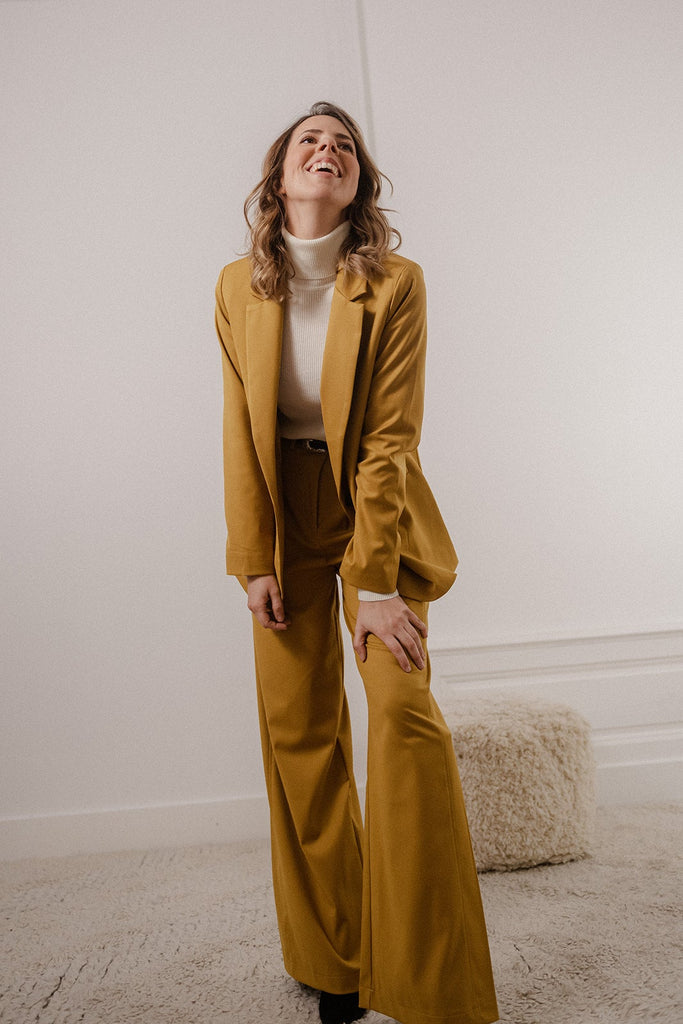 Pantalon Denis - Moutarde - Plume Paris - The Bradery