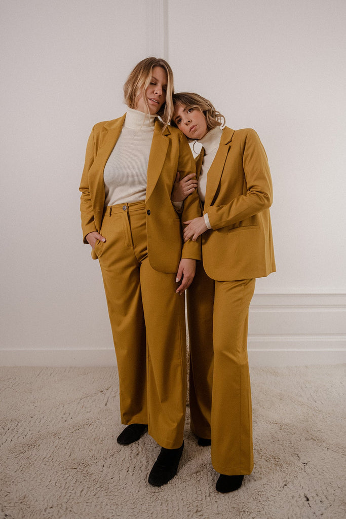 Pantalon Denis - Moutarde - Plume Paris - The Bradery