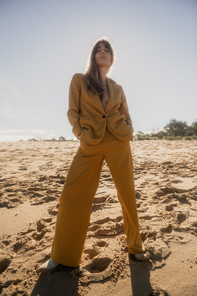 Pantalon Denis - Moutarde - Plume Paris - The Bradery