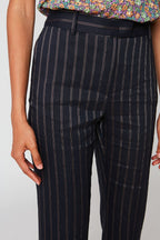 Pantalon Droit À Rayures Tennis - Paul & Joe - Paul & Joe* - The Bradery