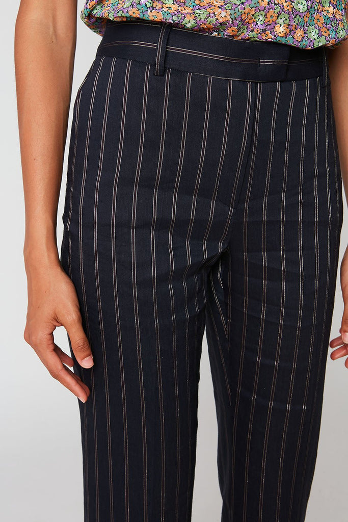 Pantalon Droit À Rayures Tennis - Paul & Joe - Paul & Joe* - The Bradery