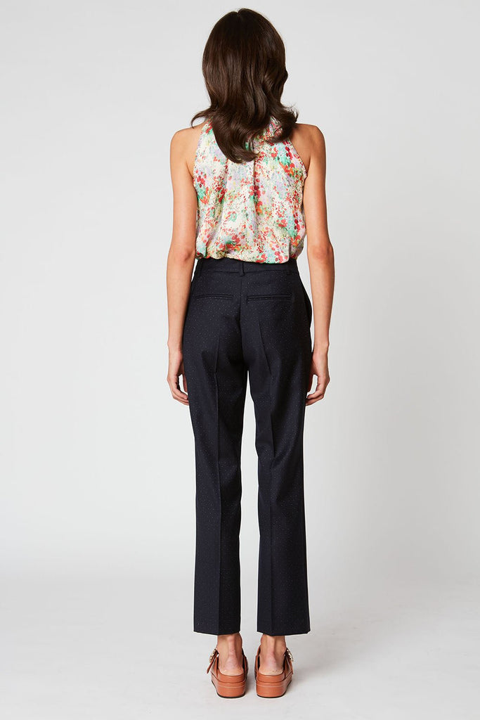 Pantalon Droit En Laine Jacquard À Pois - Paul & Joe - Paul & Joe* - The Bradery