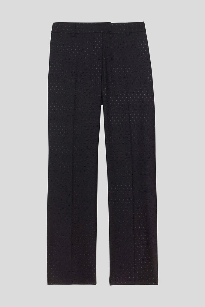 Pantalon Droit En Laine Jacquard À Pois - Paul & Joe - Paul & Joe* - The Bradery