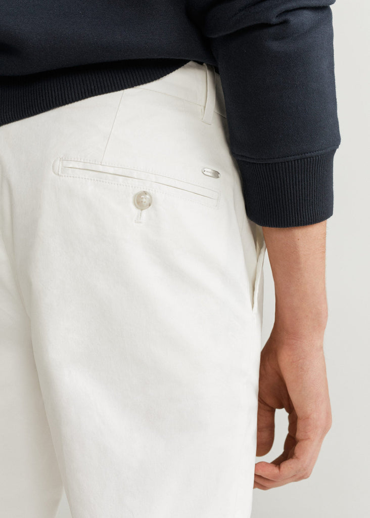 Pantalon Dublin Slim Fit - Blanc Cassé - Homme