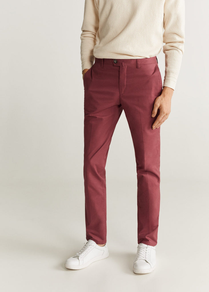 Pantalon Dublin Slim Fit - Bordeaux - Homme