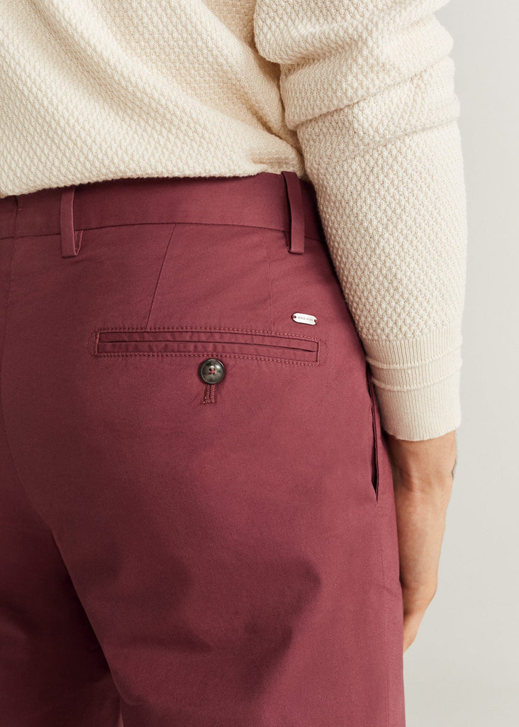 Pantalon Dublin Slim Fit - Bordeaux - Homme