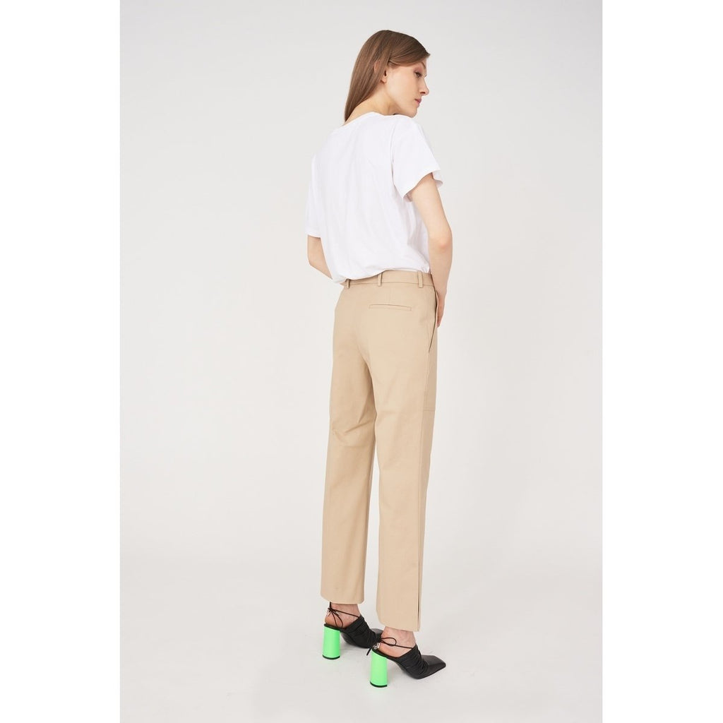 Pantalon Gabardine De Coton - Sable