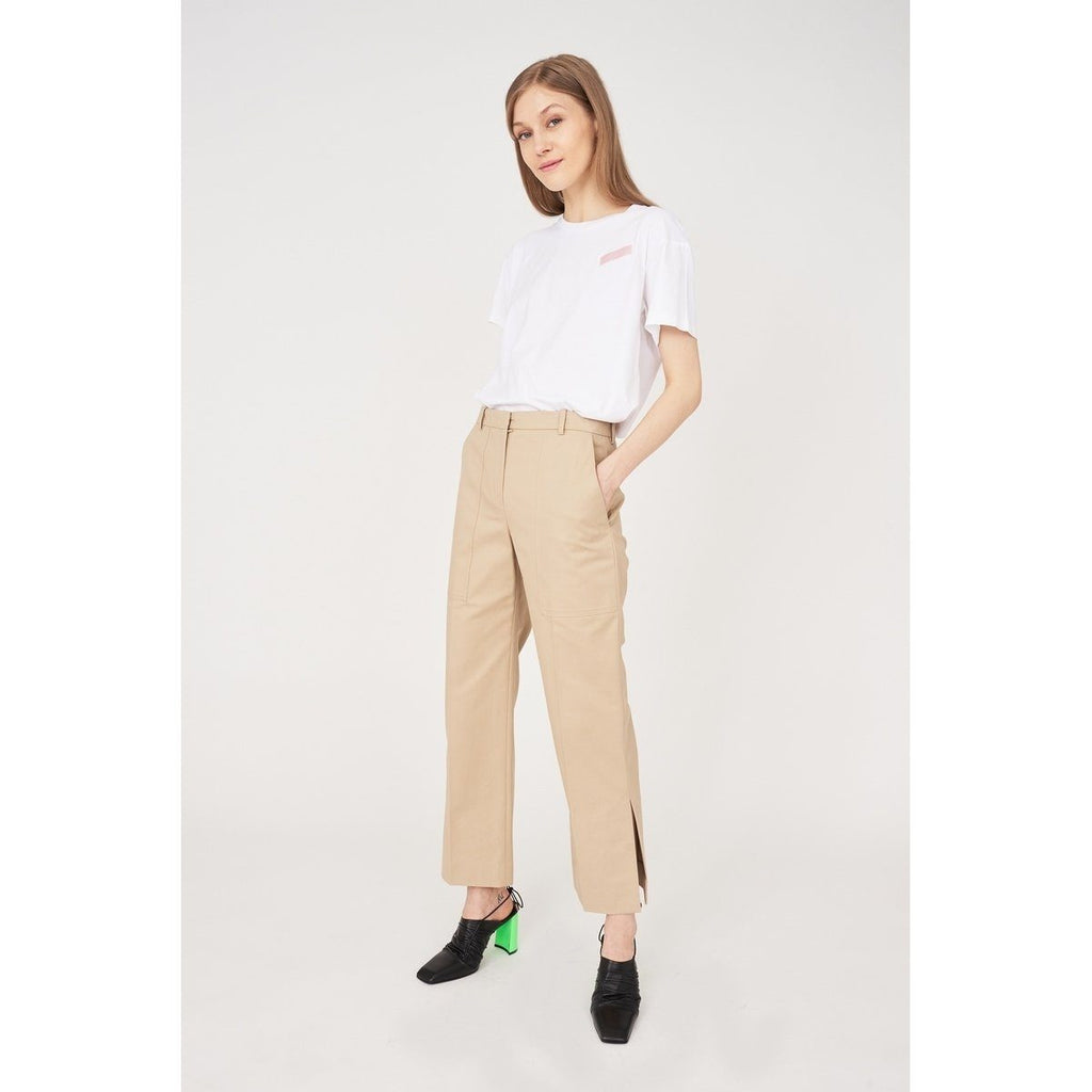 Pantalon Gabardine De Coton - Sable