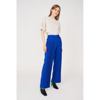 Pantalon Gabardine De Laine - Indigo