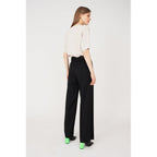 Pantalon Gabardine De Laine - Noir