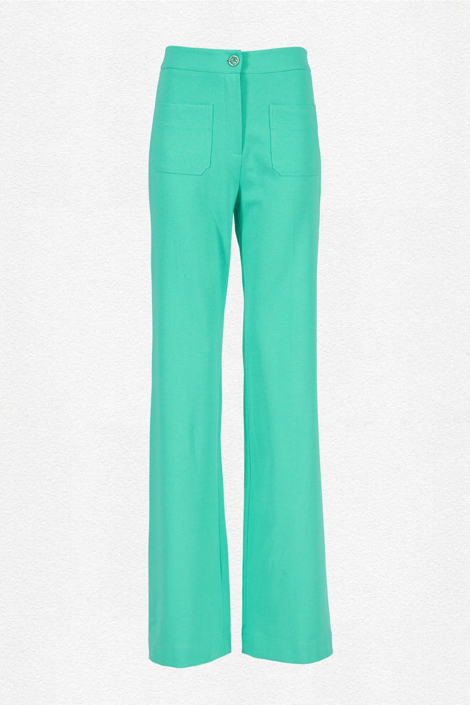 Pantalon Goya Opal - Vert D'Eau - Plume Paris - The Bradery