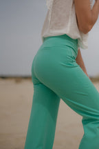 Pantalon Goya Opal - Vert D'Eau - Plume Paris - The Bradery