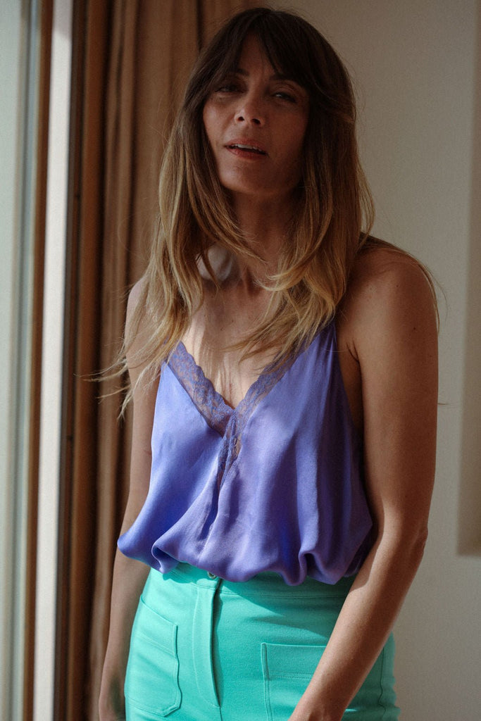 Pantalon Goya Opal - Vert D'Eau - Plume Paris - The Bradery