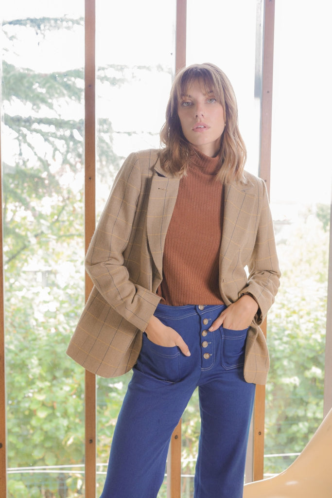 Pantalon Gus Jean - Bleu - Plume Paris - The Bradery