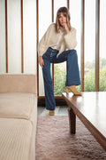 Pantalon Gus Jean - Bleu - Plume Paris - The Bradery