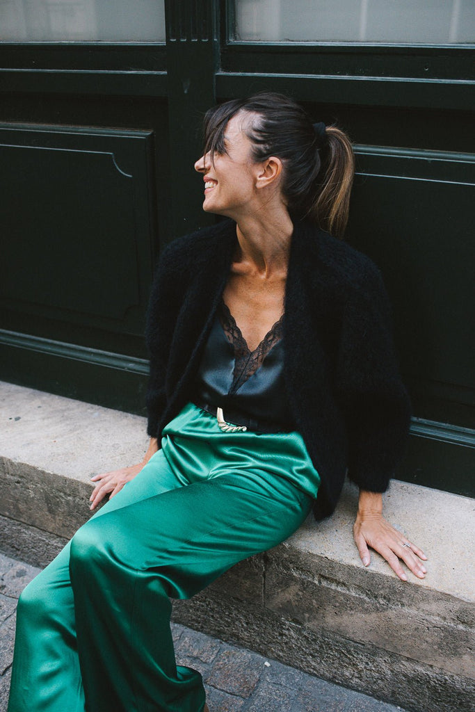 Pantalon Jacob - Green - Plume Paris - The Bradery