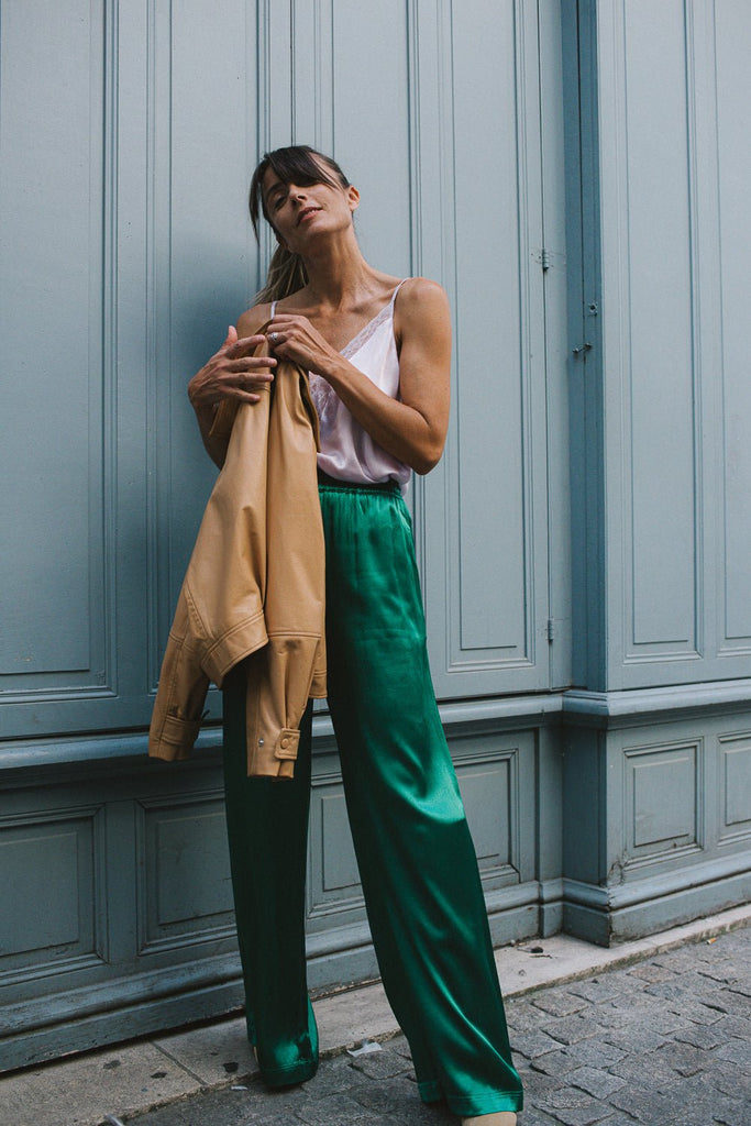 Pantalon Jacob - Green - Plume Paris - The Bradery