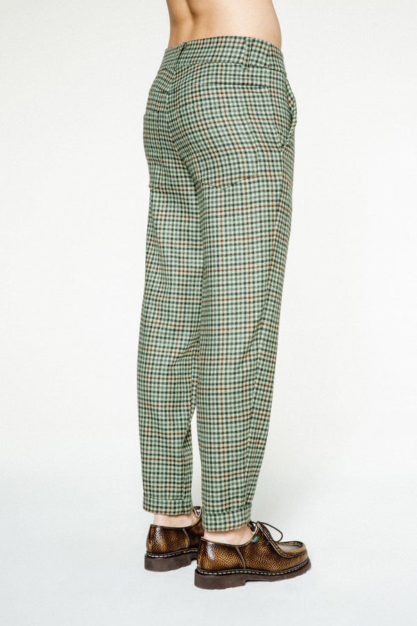 Pantalon Jarvis - Vert Check BAS Margaux Lonnberg