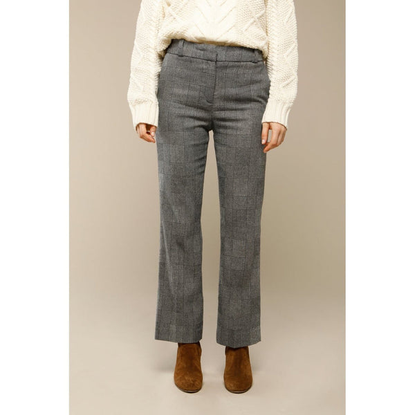 Pantalon Juliette - Prince De Galles - Rouje* - The Bradery