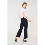 Pantalon Laine Fines Rayures - Navy / Bleu Clair