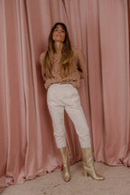 Pantalon Liza - Blanc - Plume Paris - The Bradery