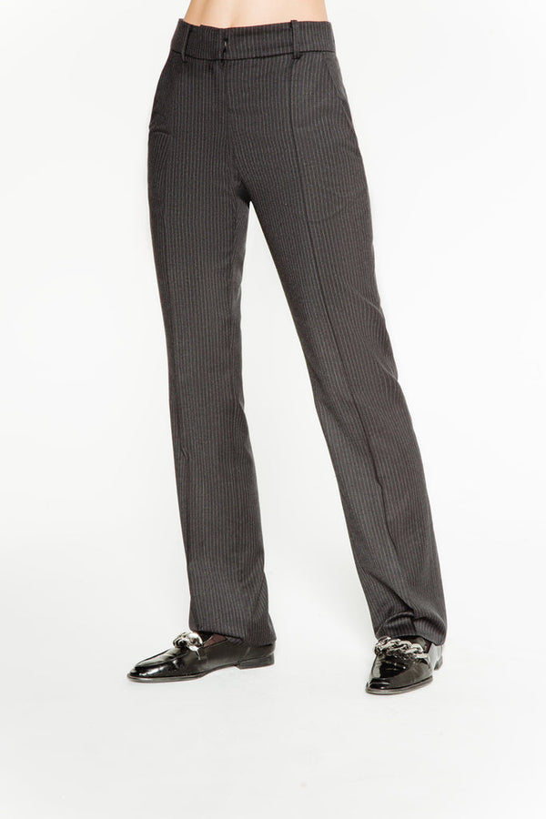 Pantalon Marcel - Gris A Rayures BAS Margaux Lonnberg