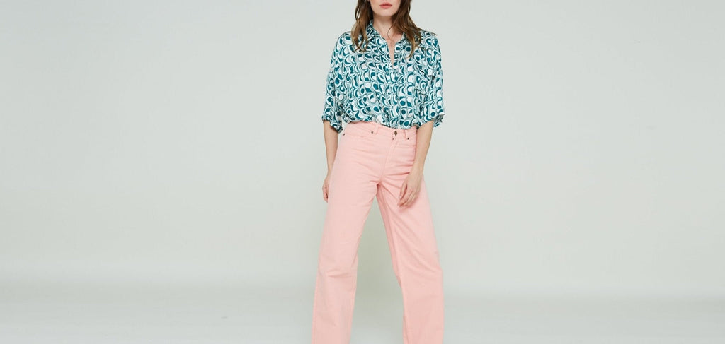 Pantalon Nathan Naity - Rose - Modetrotter - The Bradery