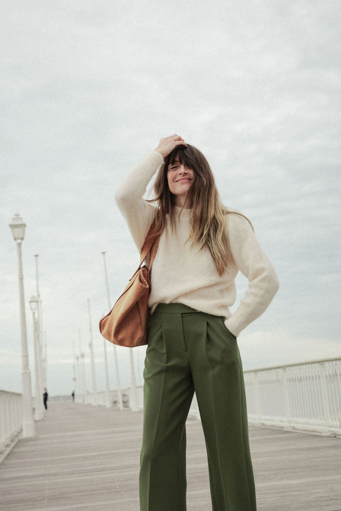 Pantalon Nick - Kaki - Plume Paris - The Bradery